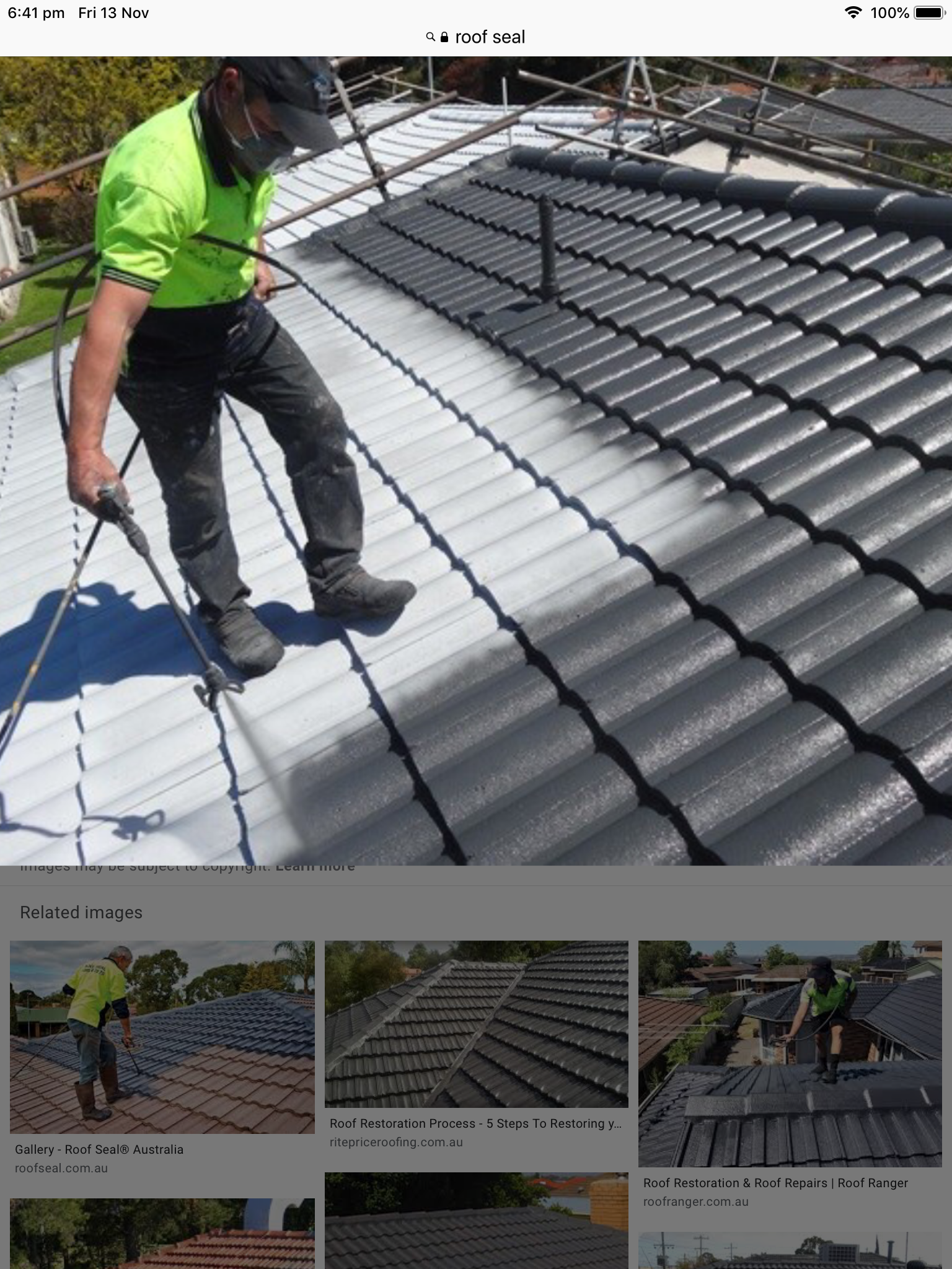 Roof sealing and treatment service