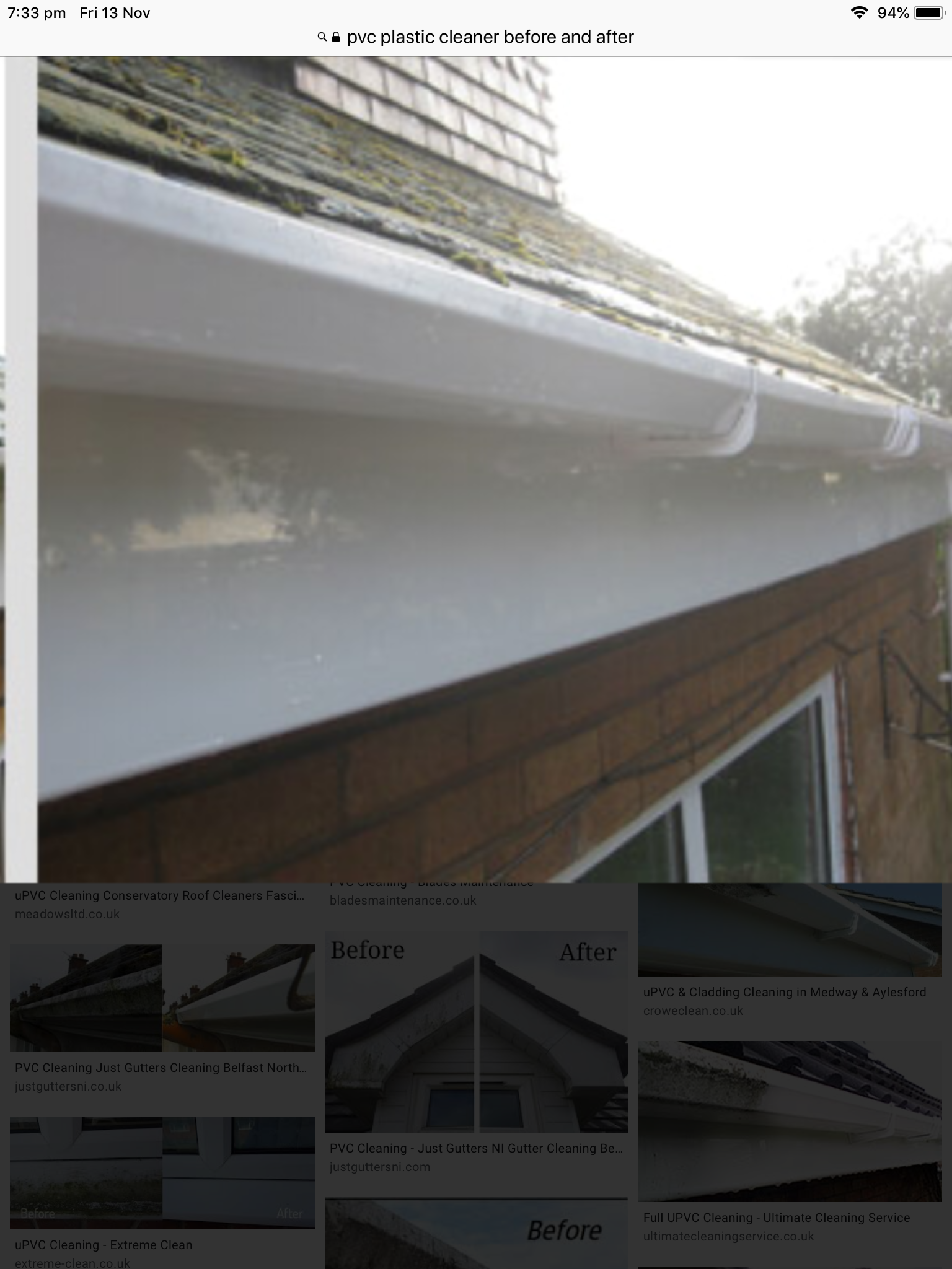 Roof tile cleaning dramatic transformation
