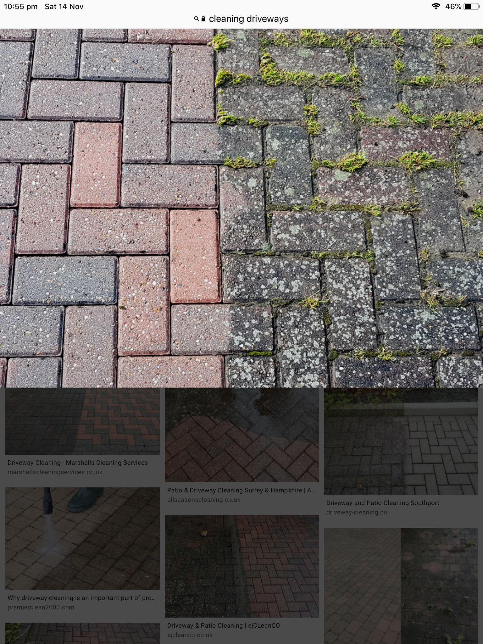 Roof moss treatment before and after